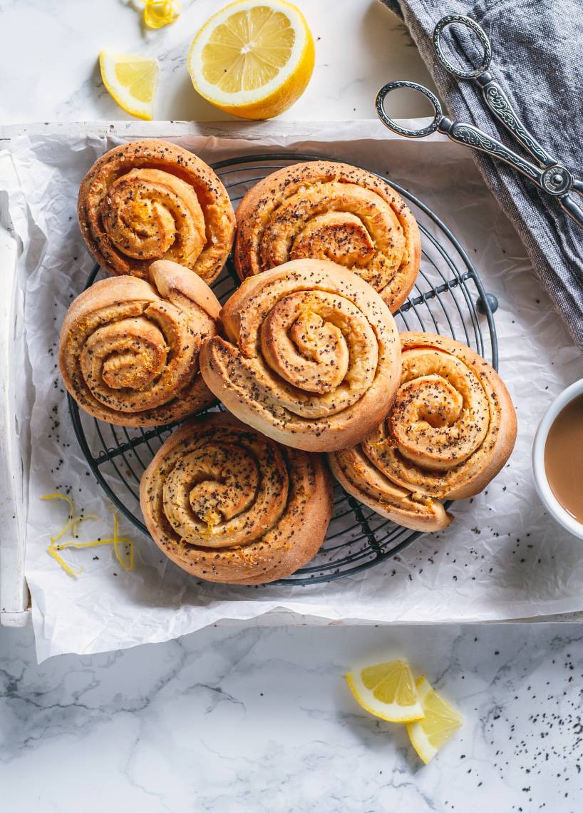 Zitronen-Hefeschnecken