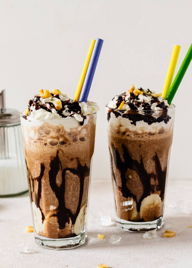 Banana Split Frappuccino wie bei Starbucks