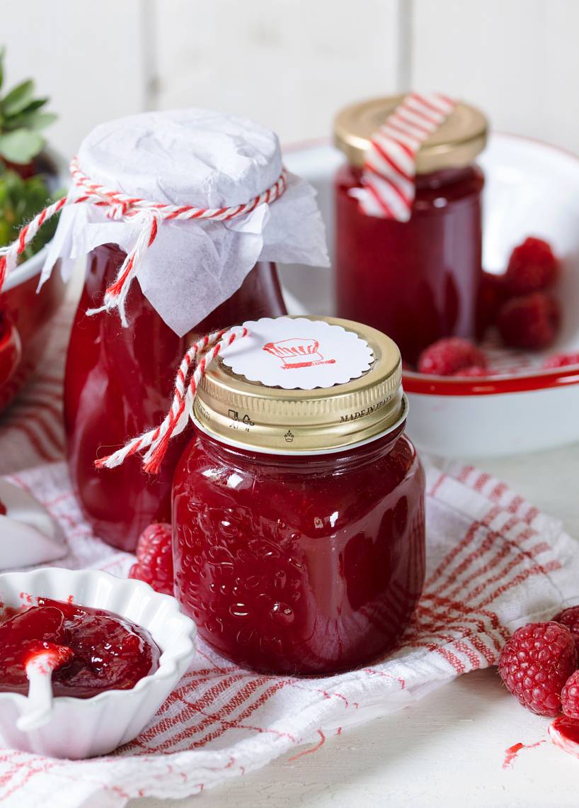 Erdbeer-Himbeer-Gelee