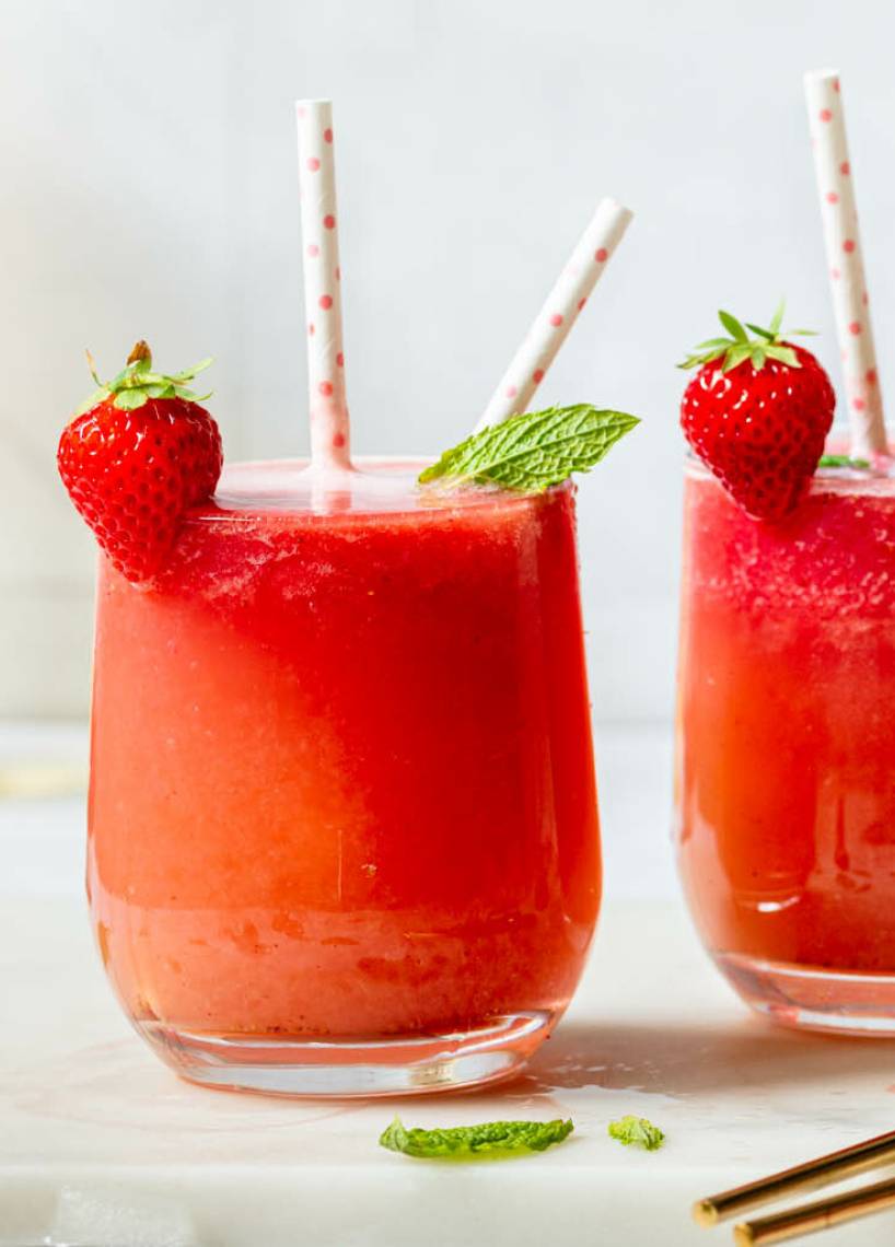 Erdbeerbowle mit Lillet