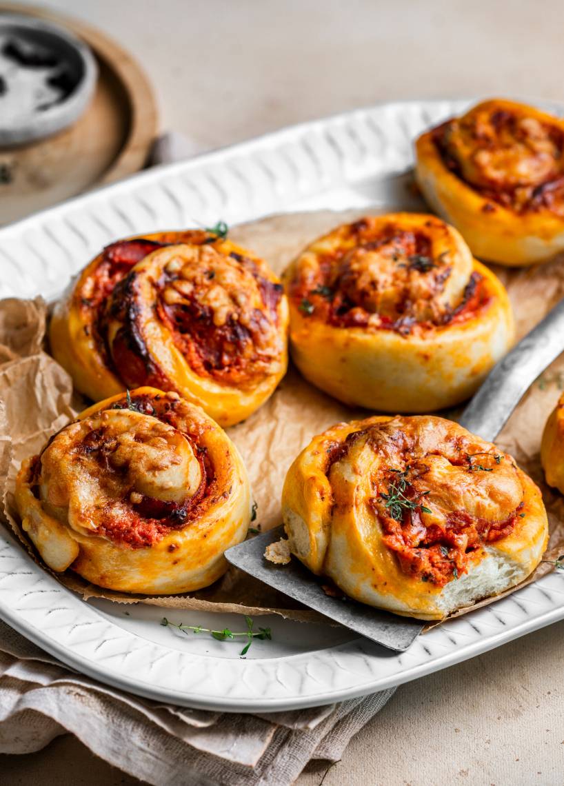 Schmand-Pizzaschnecken