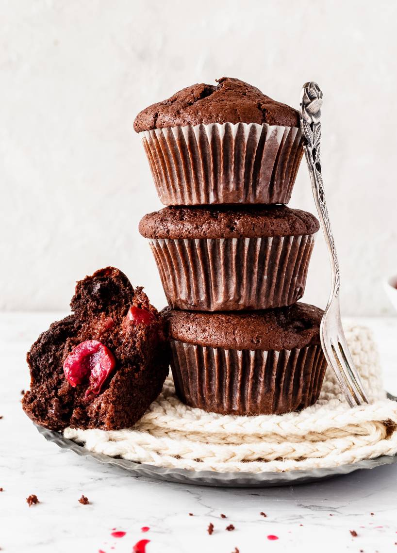 Schokomuffins mit Kirschen | ZauberMix