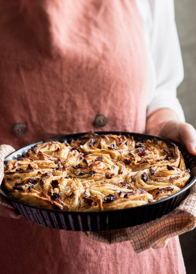 Apfelstrudelschnecken-Kuchen