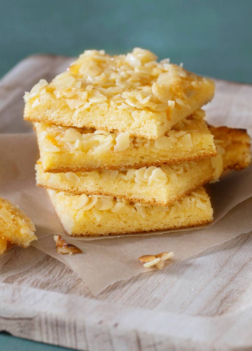 Butterkuchen mit Mandeln