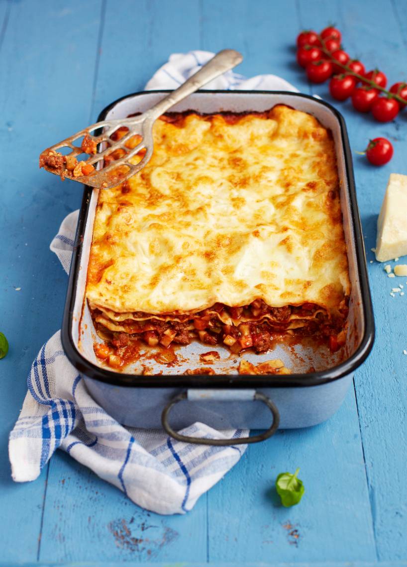 Klassische Lasagne bolognese