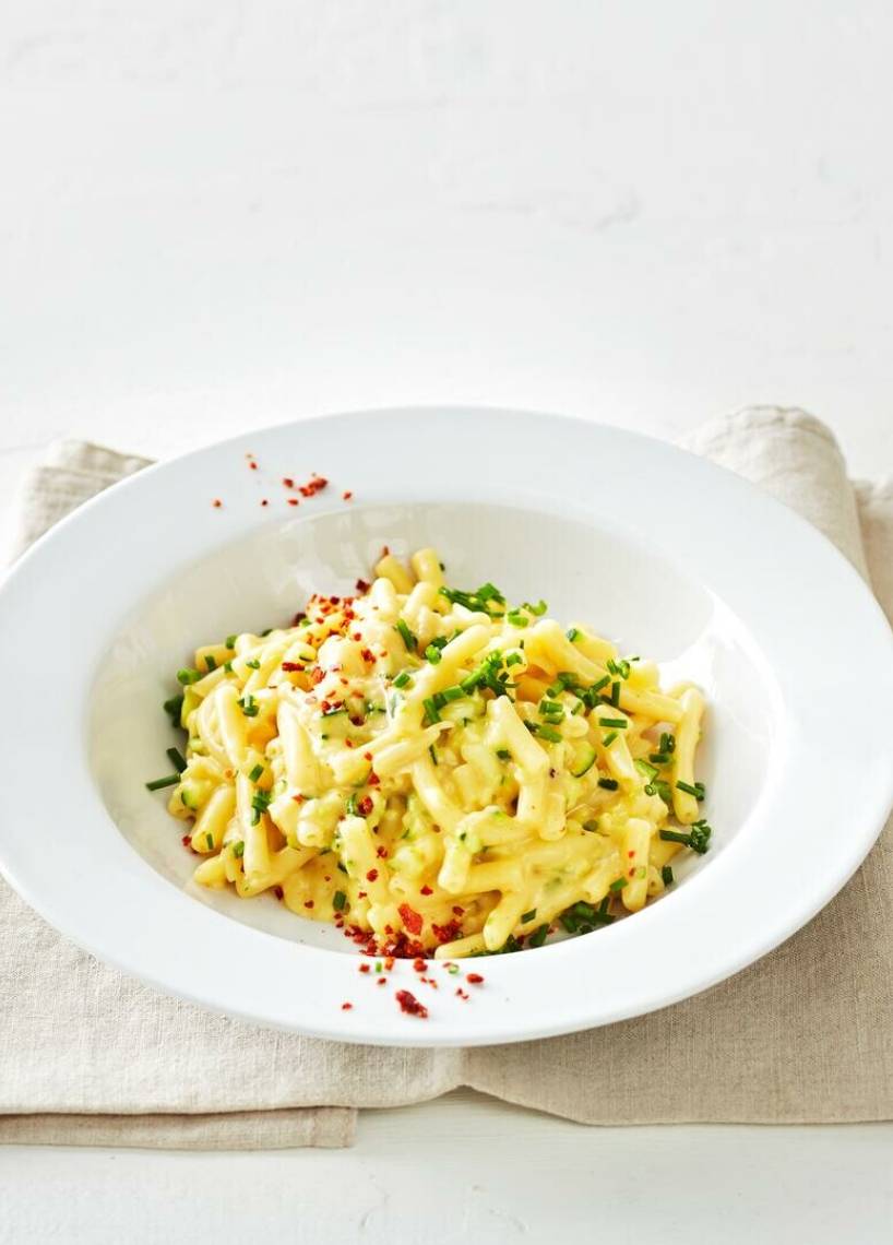 Mac and Cheese mit Zucchini