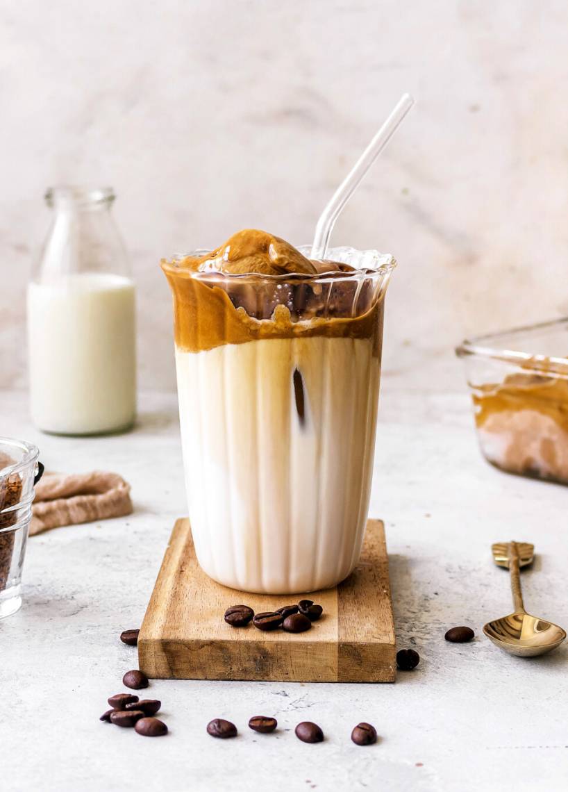 Dalgona-Eiskaffee