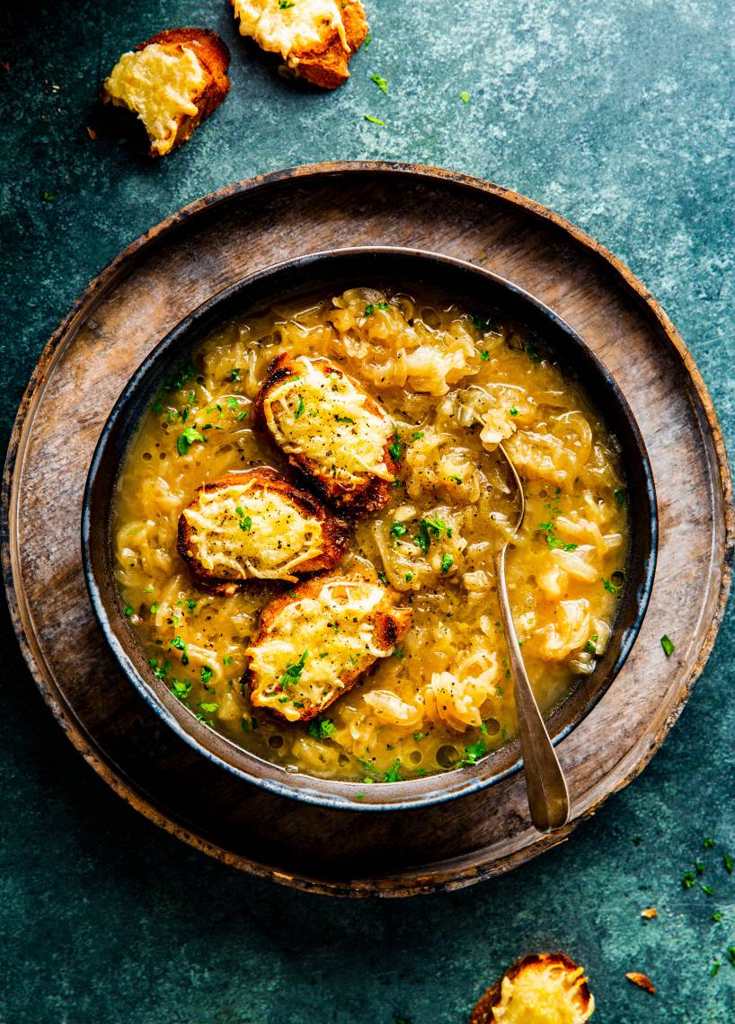 Französische Zwiebelsuppe