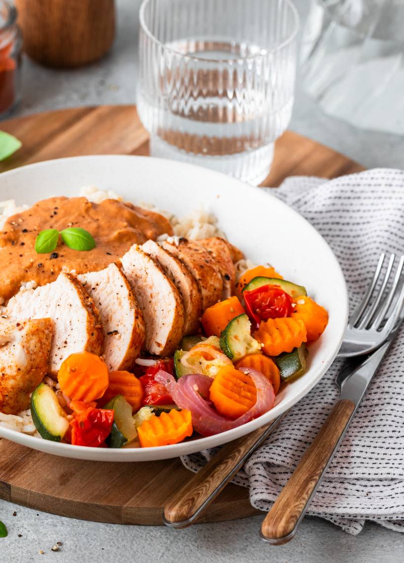 Hähnchen garen im Monsieur Cuisine