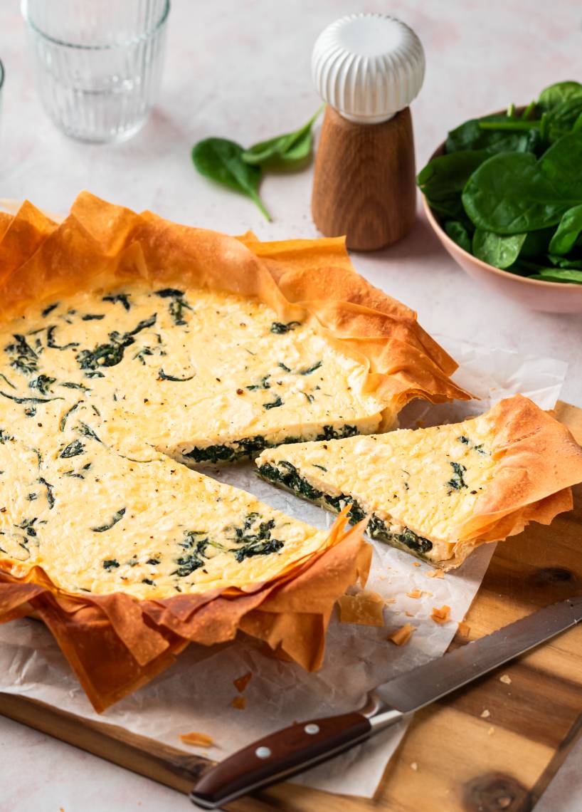 Feta-Spinat-Knusper-Quiche „Börek-Style“