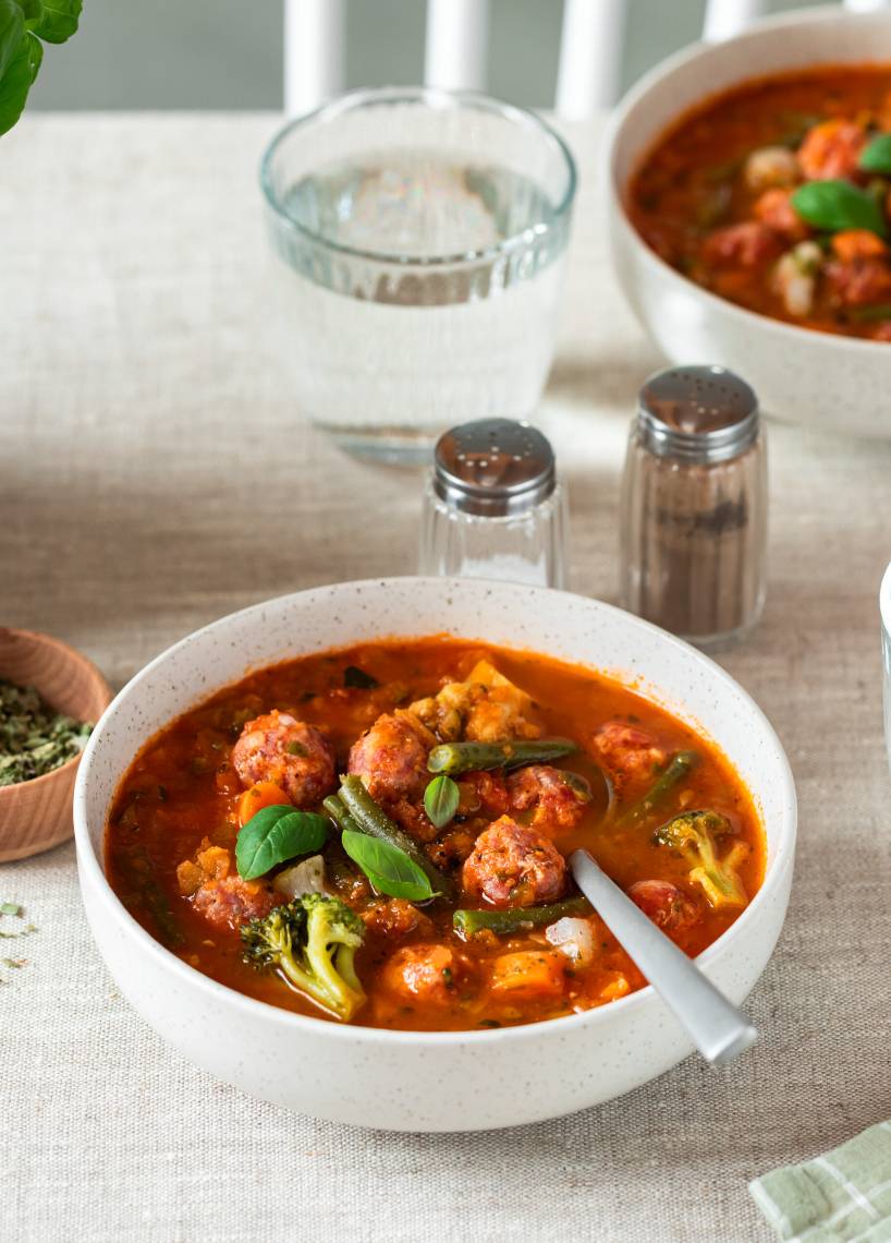 Gemüsesuppe mit Fleischbällchen | ZauberMix