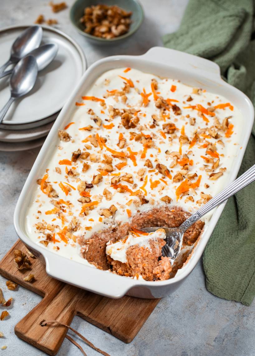 Carrot Cake Baked Oats