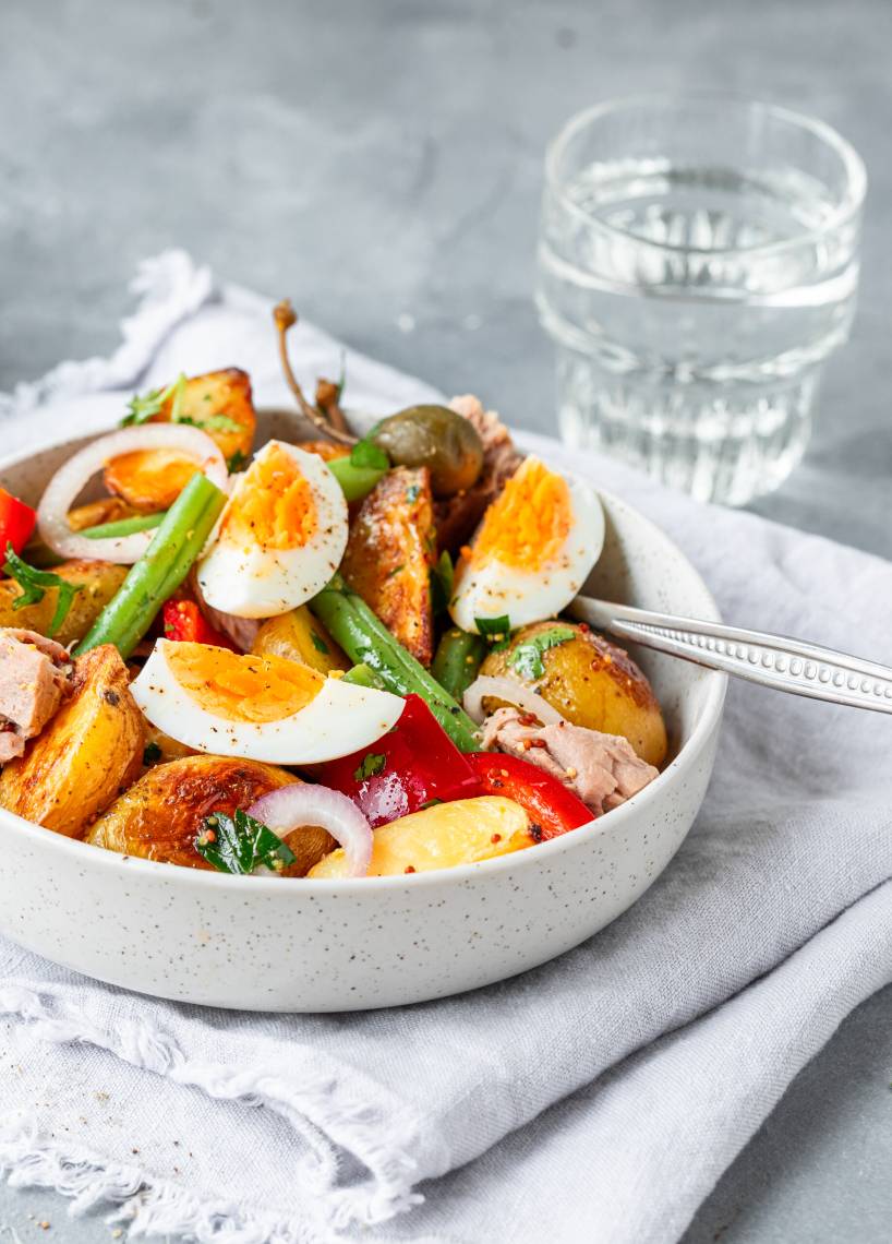 Frühkartoffel-Eiersalat zum Vorbereiten