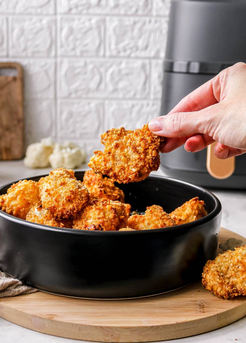 Low Fat Blumenkohl-Bites aus dem Airfryer