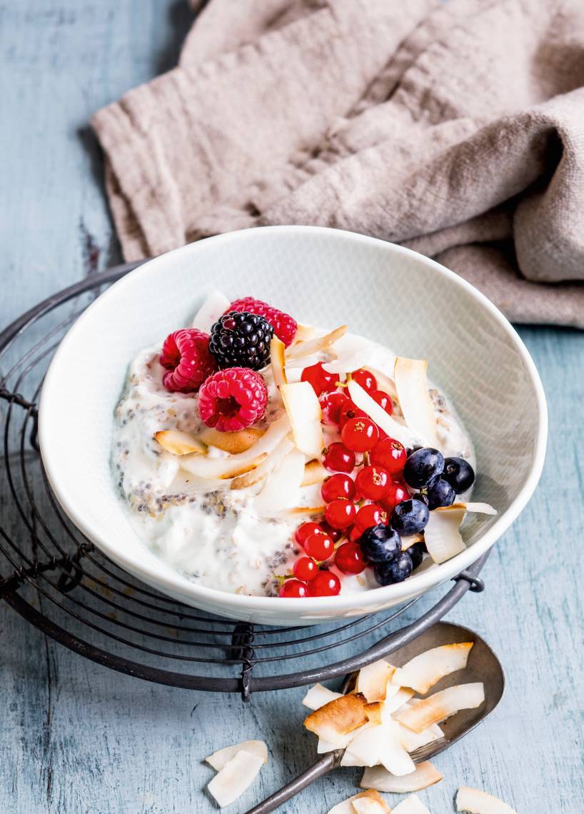 Overnight-Oats mit Kokos