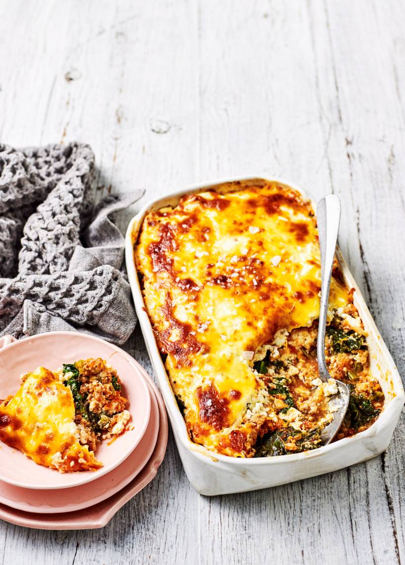 Puten-Grünkohl-Lasagne