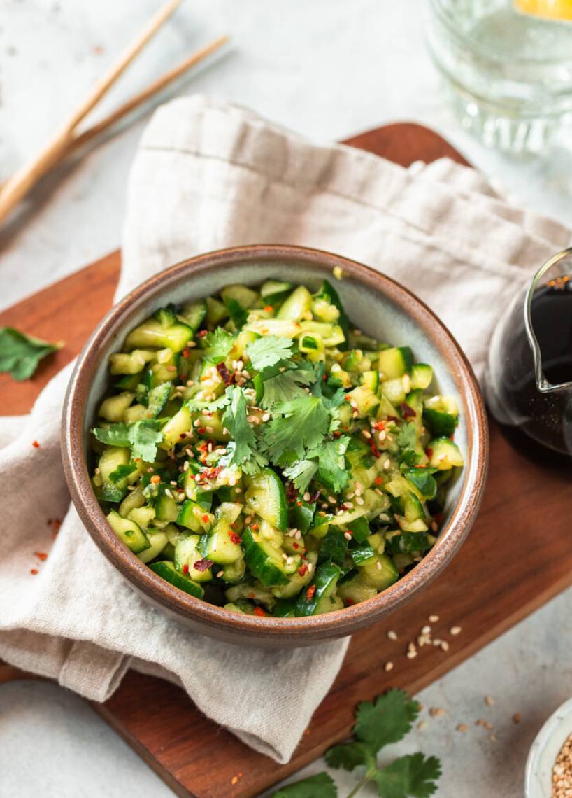 Asiatischer Gurkensalat