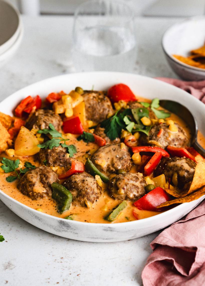 Hackbällchen „Mexicana“