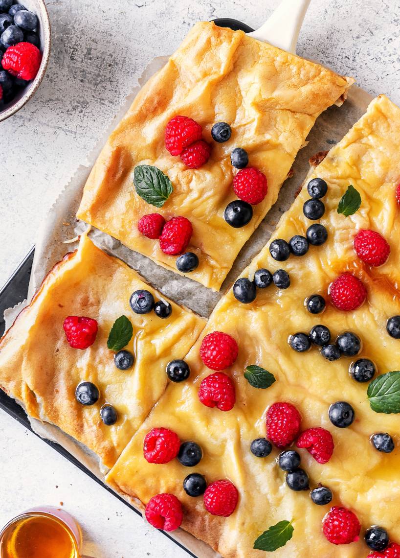 Pfannkuchen vom Blech