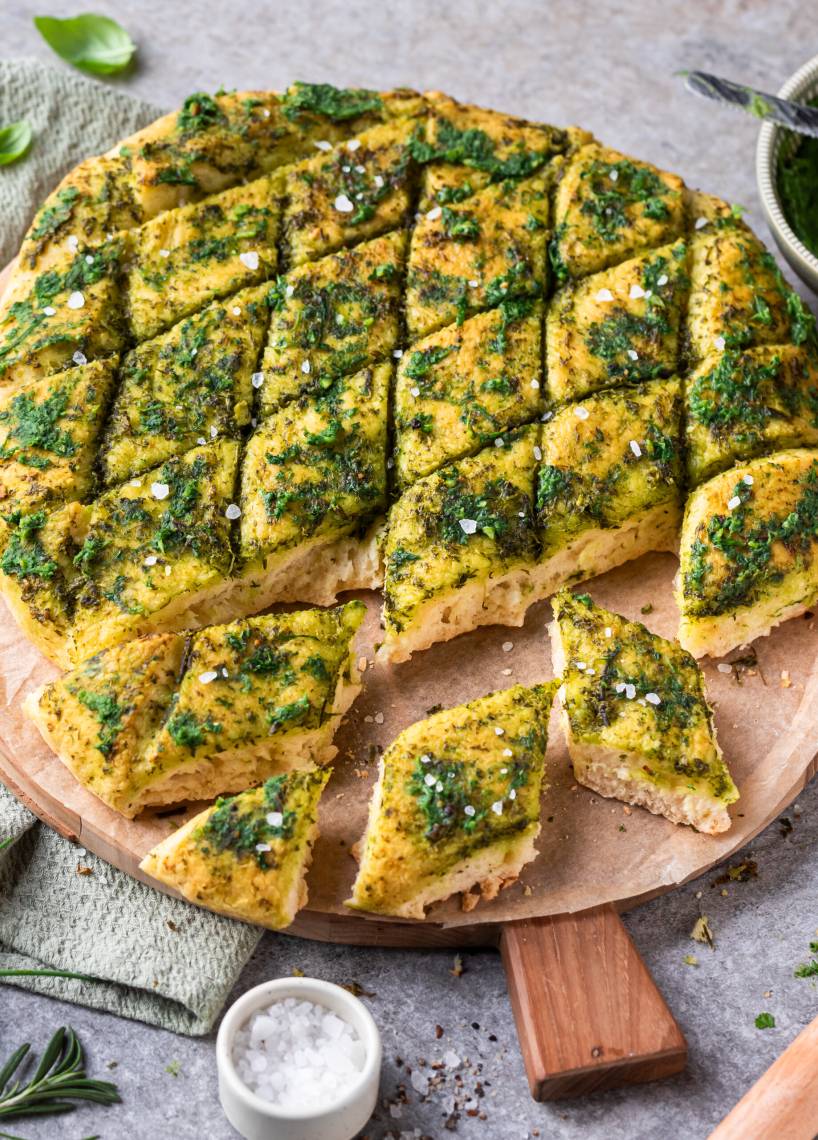 Schnelles Zupf-Fladenbrot