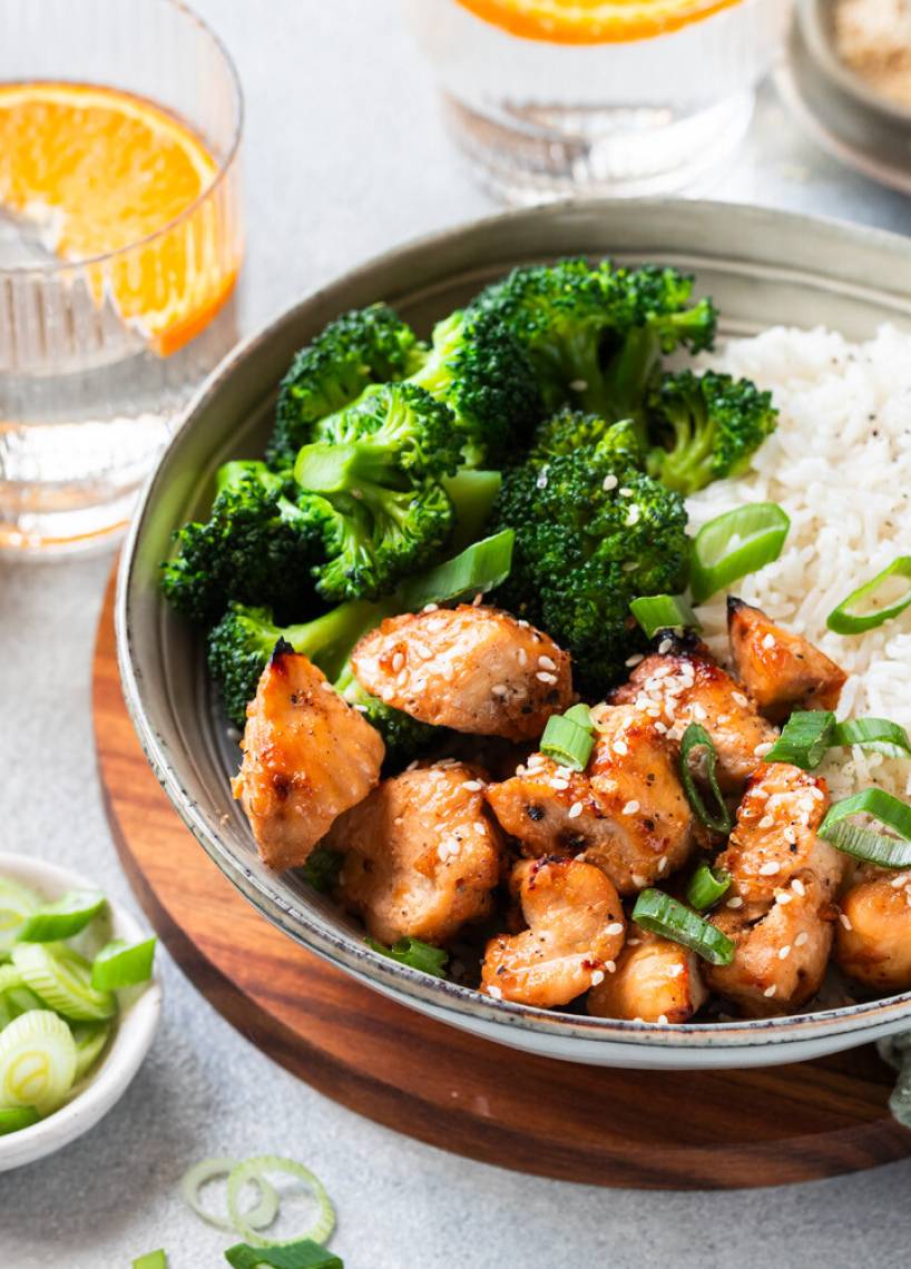 Mariniertes Orange-Chicken aus dem Airfryer