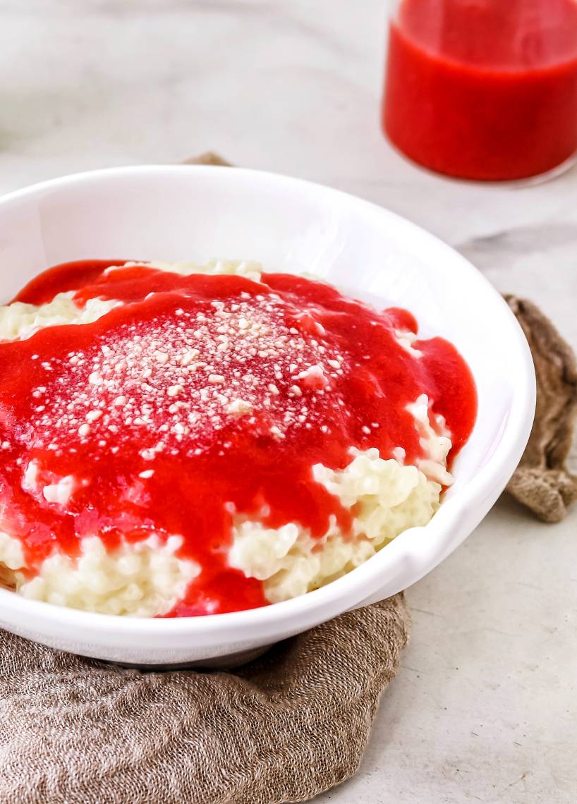 Milchreis à la Spaghetti Eis | ZauberMix Milchreis à la Spaghetti Eis | ZauberMix