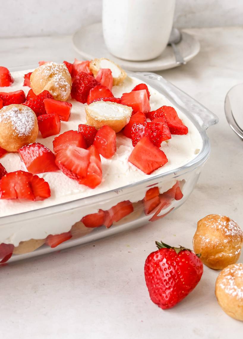 Erdbeer-Windbeutel-Tiramisu