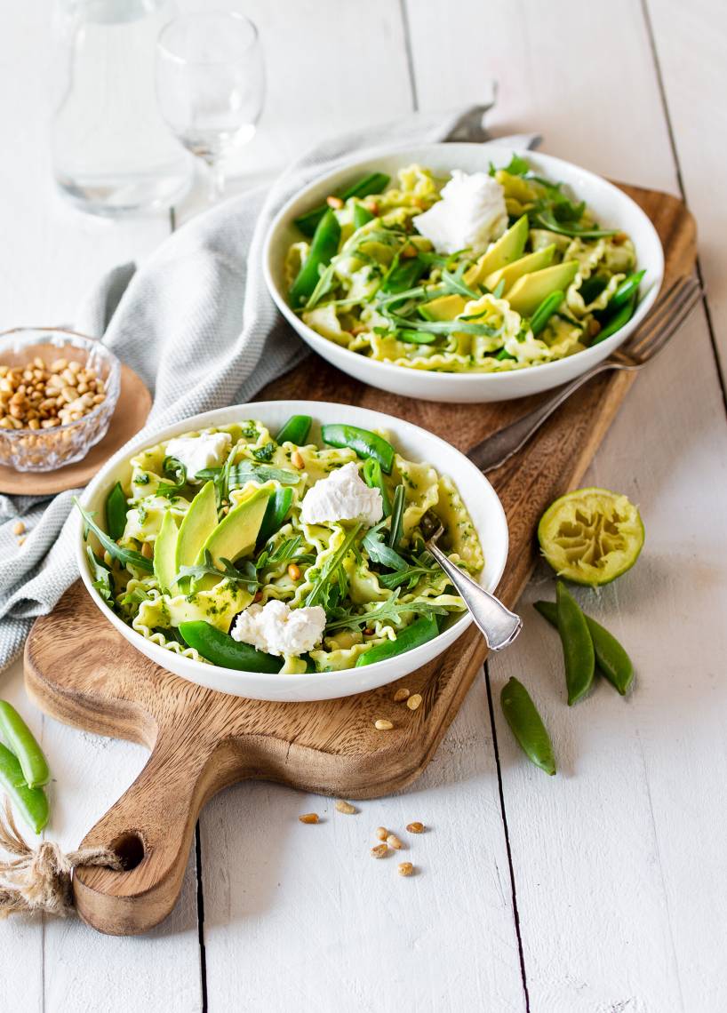 Grüner Mafaldinesalat