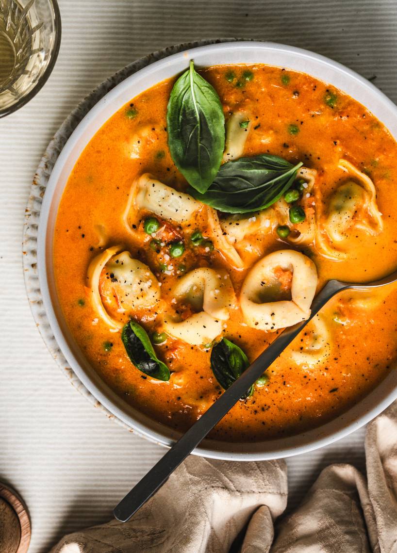 All-in-One-Tortellinisuppe in 15 Minuten