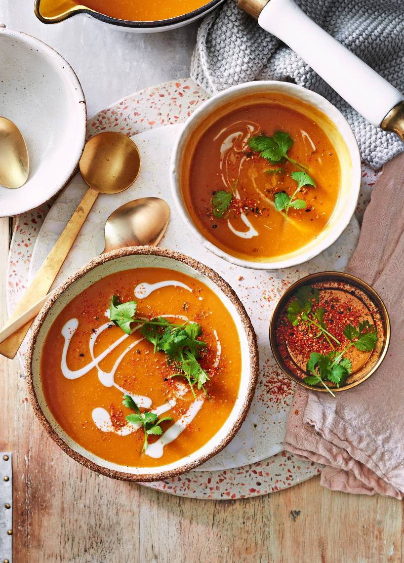 Cremige Rote-Linsen-Suppe