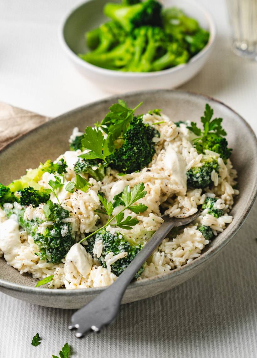 Einfacher Brokkoli-Bresso-Reis