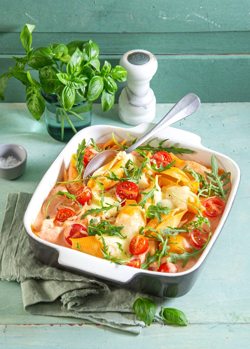 Ofenpasta à la Margherita