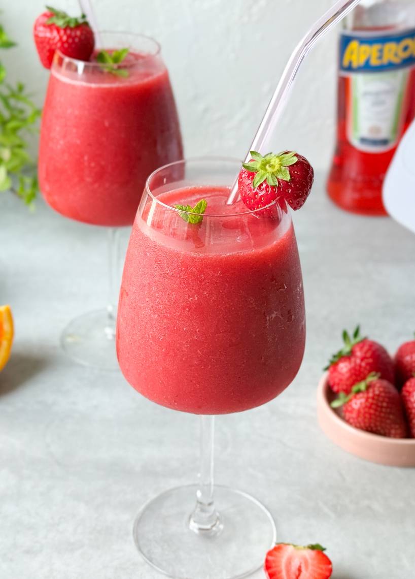 Frozen Erdbeer Aperol