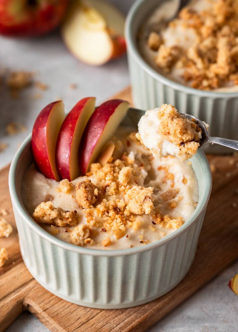Grießbrei Apple Pie Style