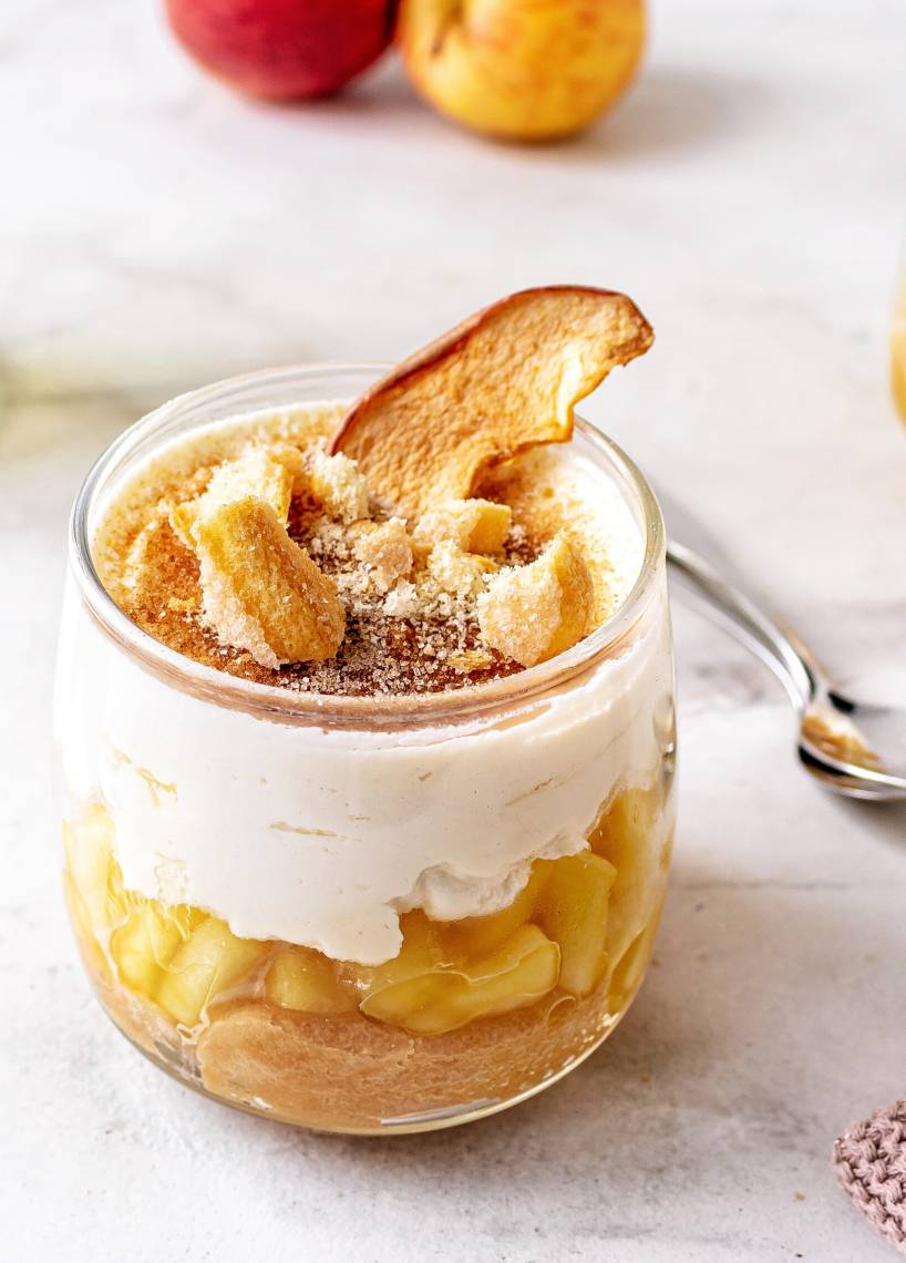 Apfel-Wein-Torte-Dessert