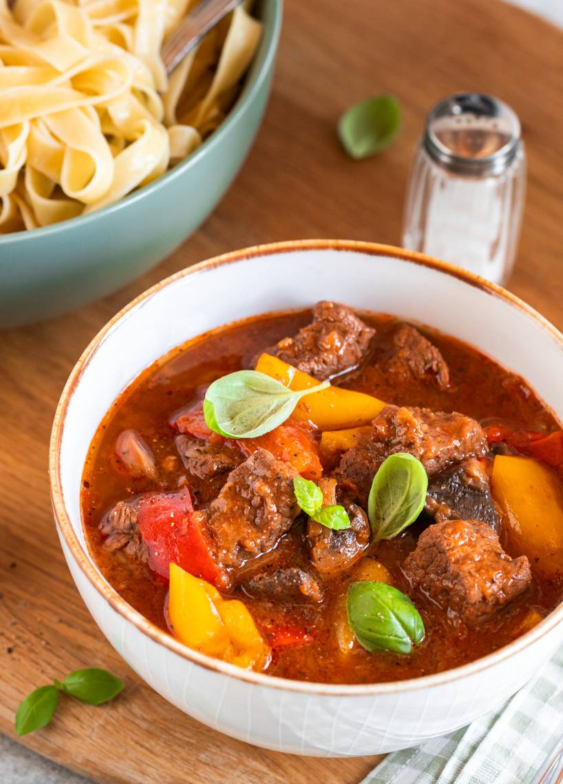 Italienisches Tomaten-Gulasch