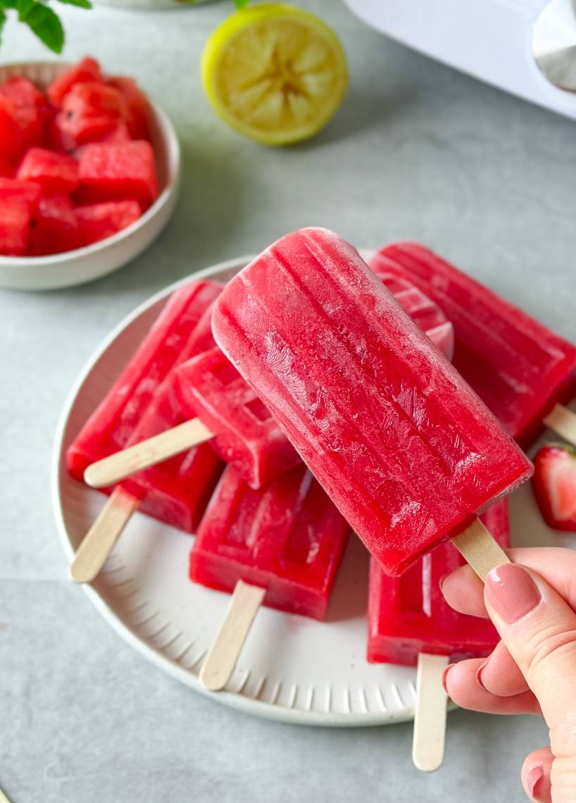 Wassermeloneneis aus 3 Zutaten