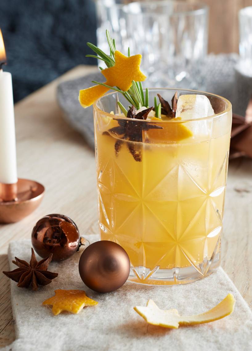 Feuriger Winterstern