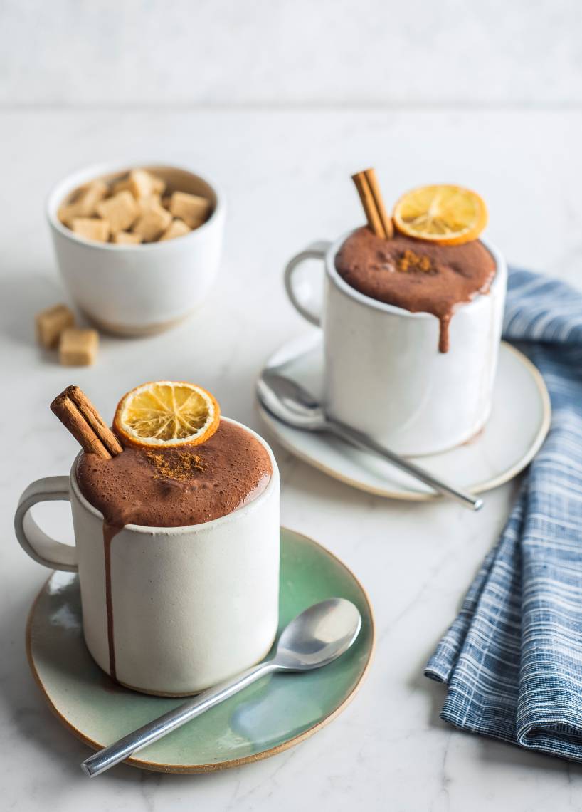 Heiße Schoko-Orange