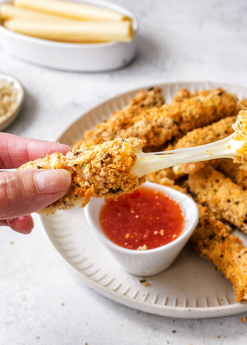 Mozzarella-Sticks aus dem Airfryer
