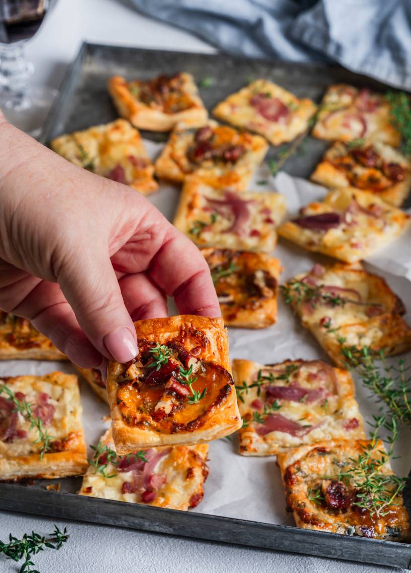 Schnelle Blätterteig-Fingerfood-Bites