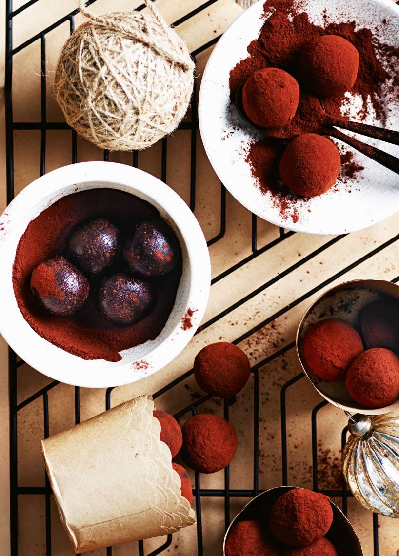 Schoko-Rumkugeln aus Kuchenresten