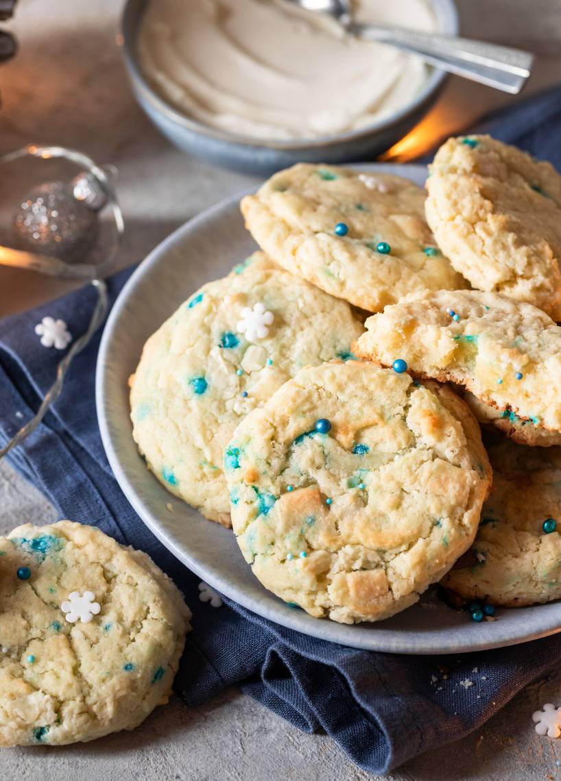 Schneesturm-Cookies mit Philadelphia
