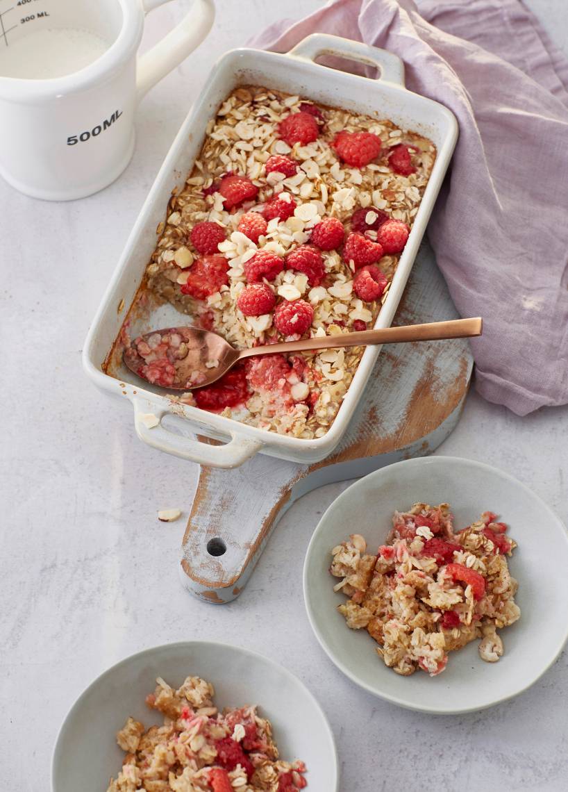 Warme Baked-Oats mit Himbeeren | ZauberMix Club Warme Baked-Oats mit Himbeeren | ZauberMix Club