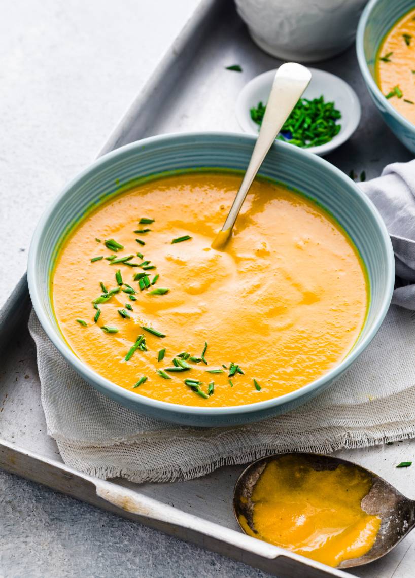 „Tschüss-Grippe“-Suppe mit Karotten und Ingwer