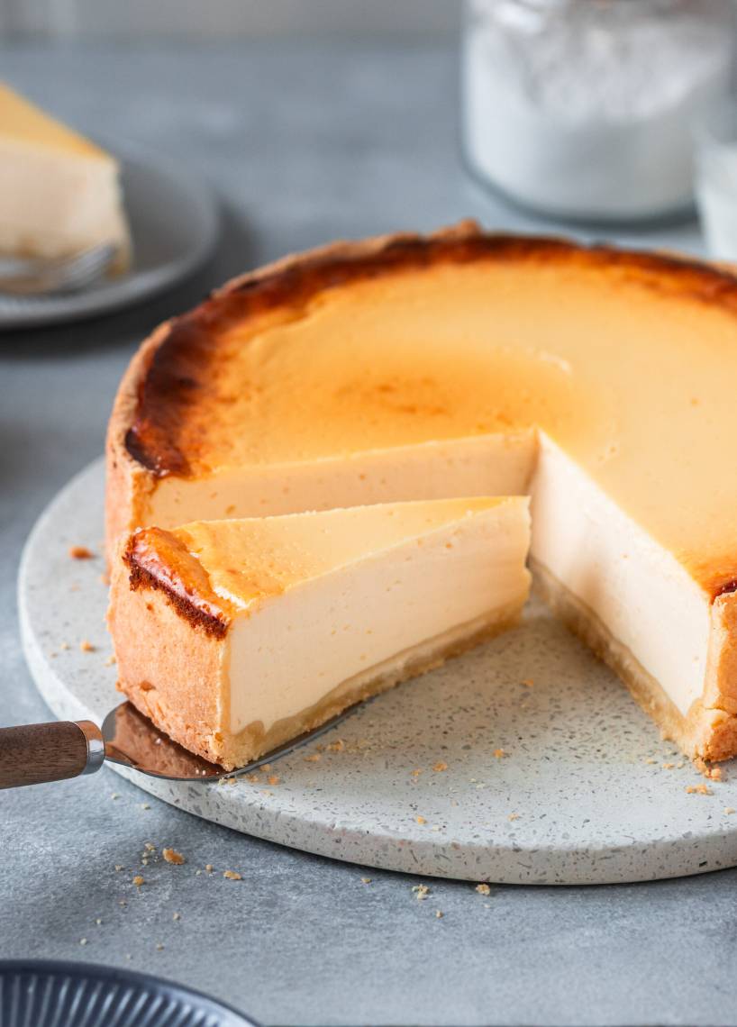 Käsekuchen, der nicht einfällt