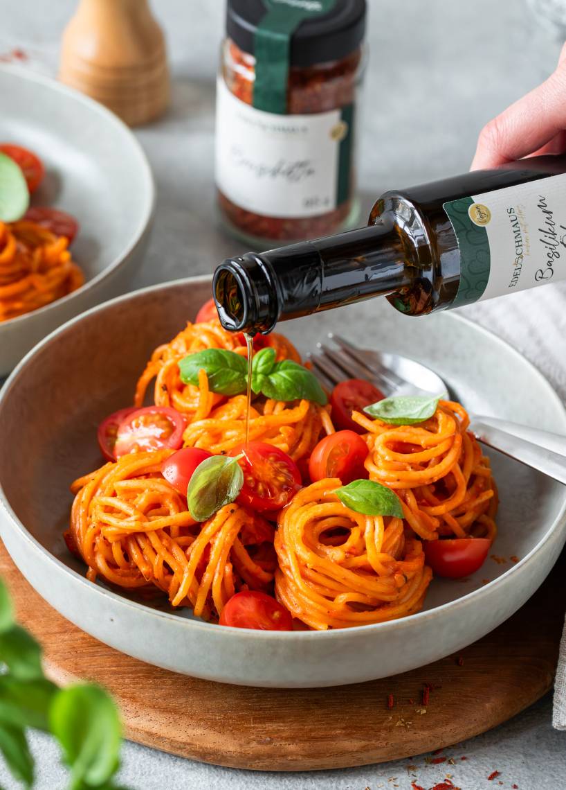 Spaghetti Bruschetta