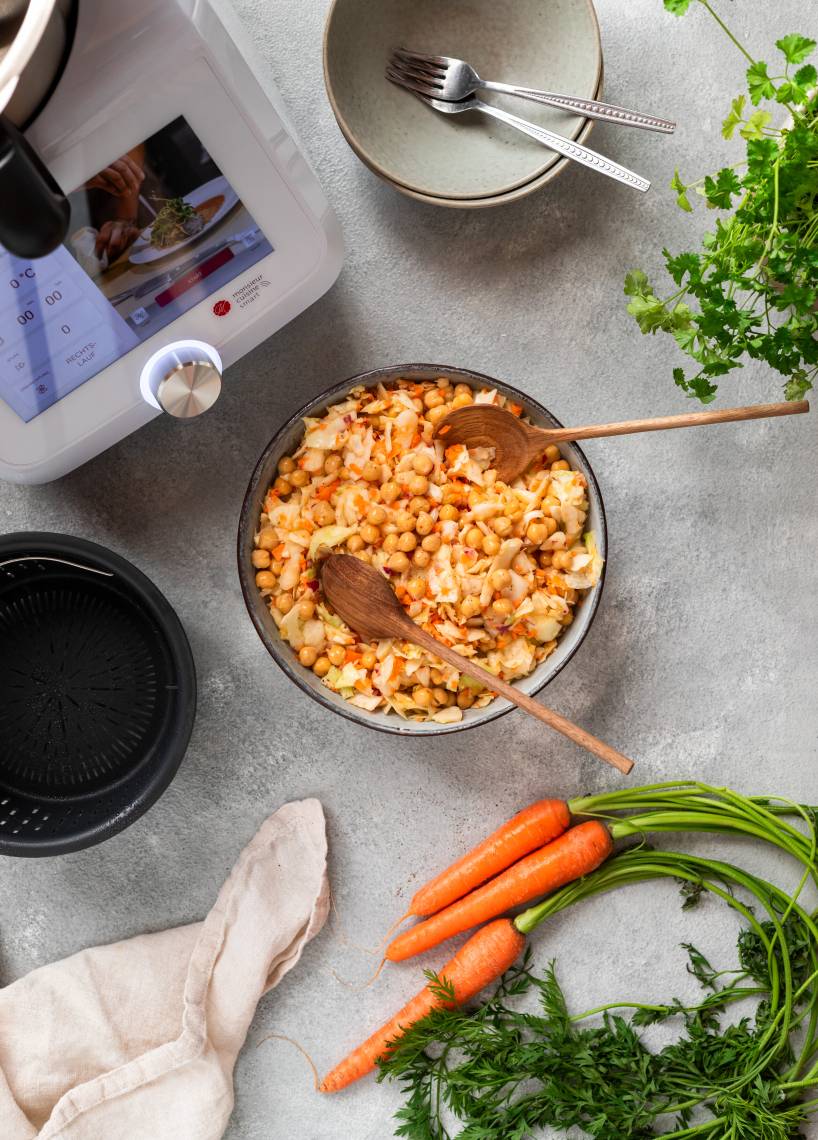 Schneller High Protein Krautsalat aus dem Monsieur