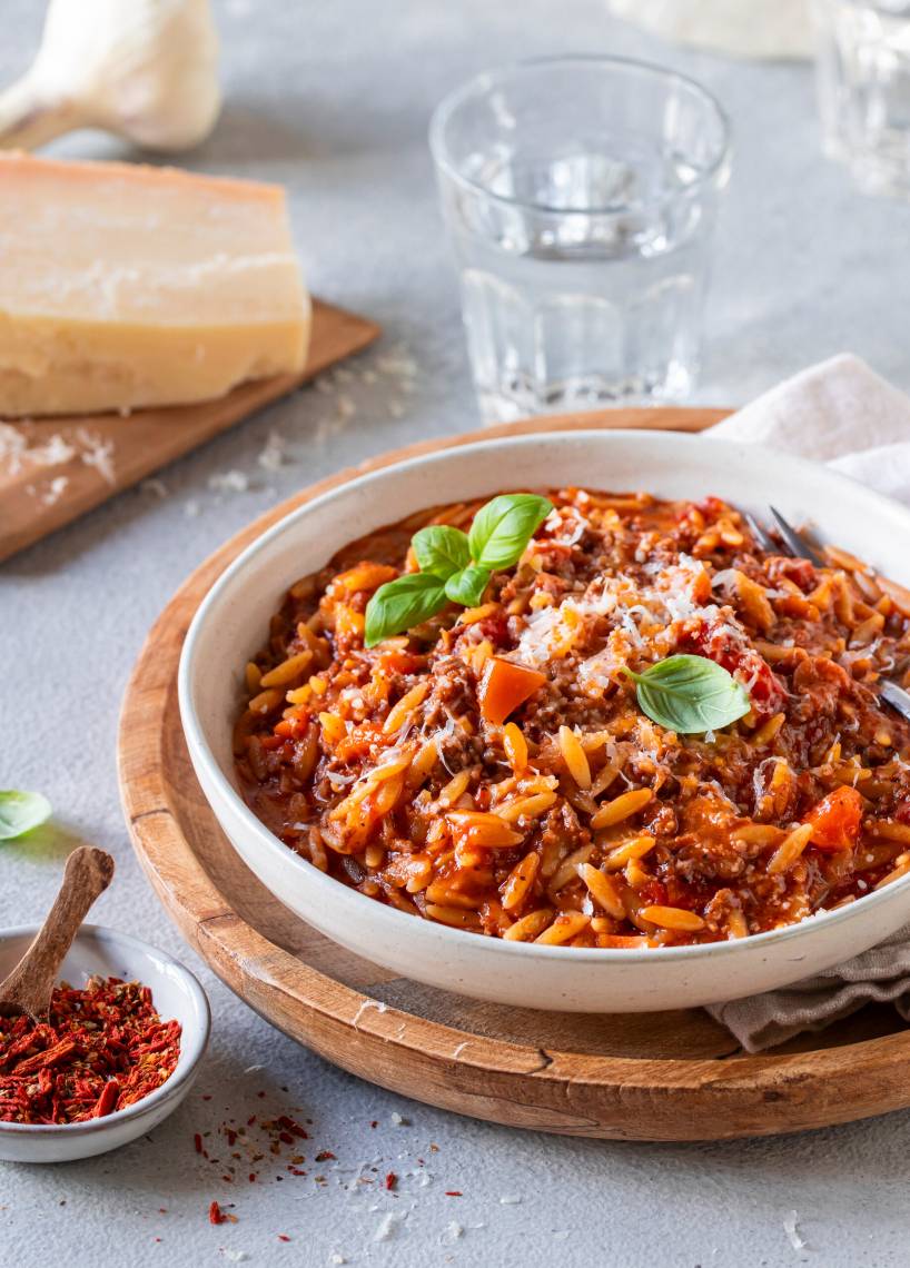 Bolognese Orzo