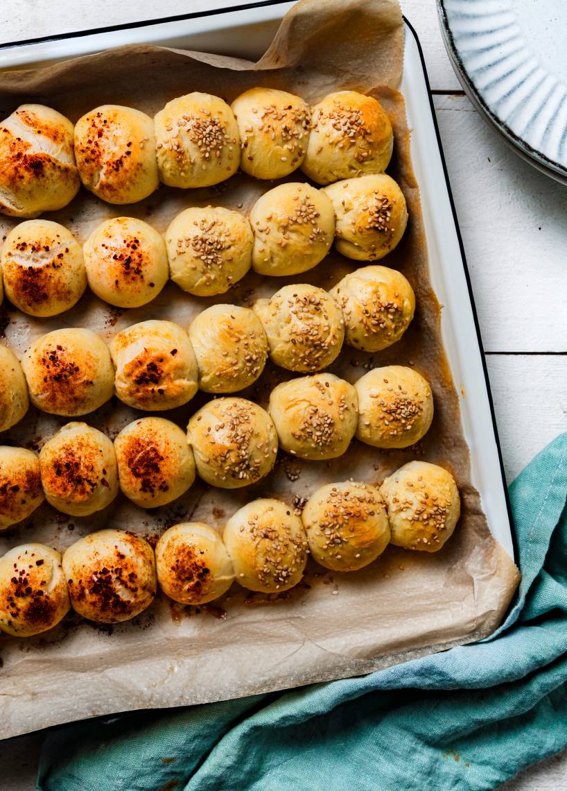 Fußball-Brötchenblech
